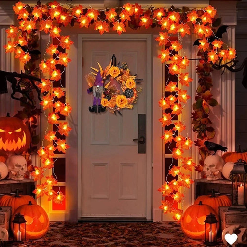 Halloween led maple leaf - halloween,