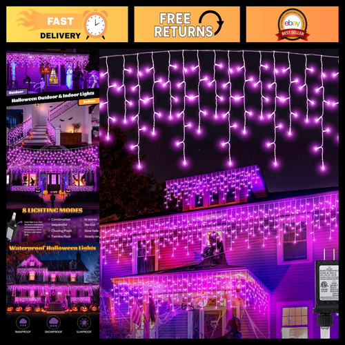 44ft halloween icicle string - 44ft,