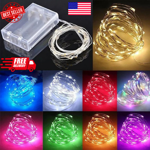 Led fairy string lights copper - fairy,