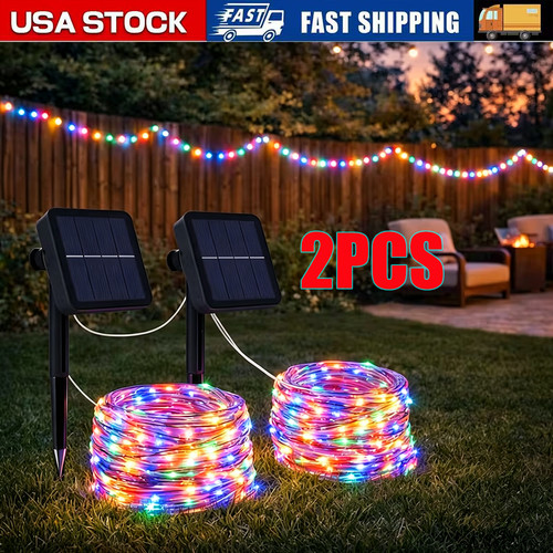 200 led solar fairy string - 2x,
