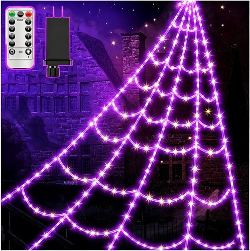 Spider webs halloween decor - spider,