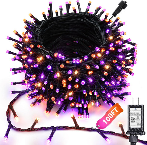 Halloween 100 string lights - halloween,