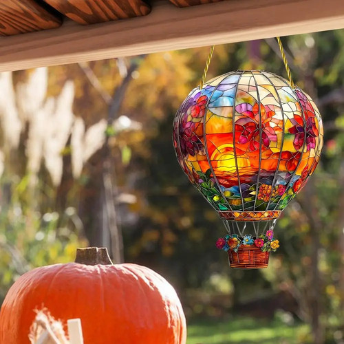 Hot air balloon solar - 2d,