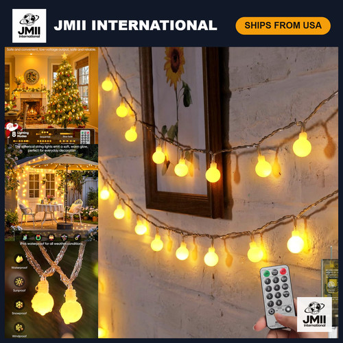 33ft 100 led globe string - 33ft,