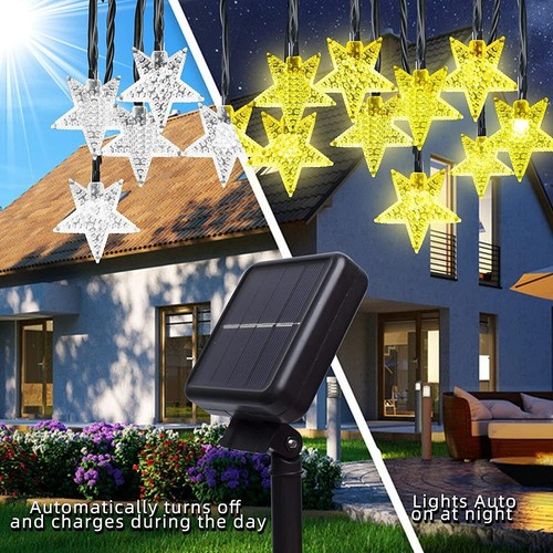 100 led solar string - solar, lights