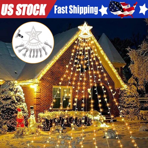 350led waterfall light - 350led,