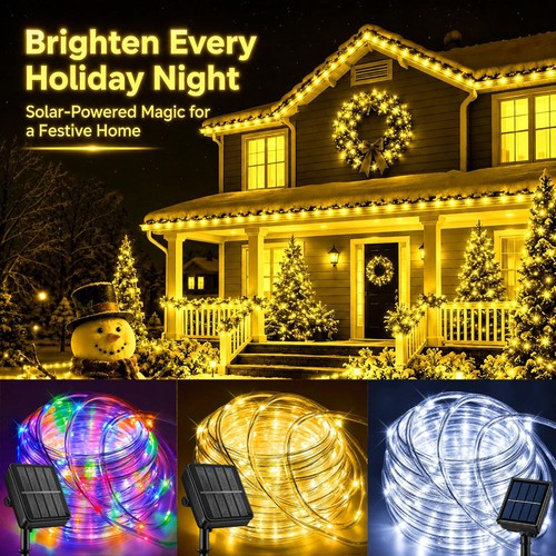100led christmas lights solar - christmas,