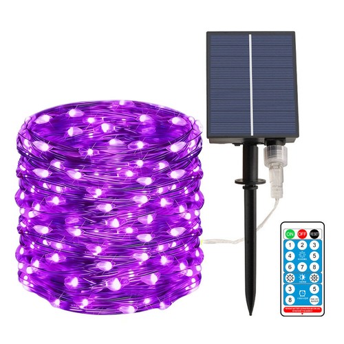 200led purple outdoor solar - 200led,