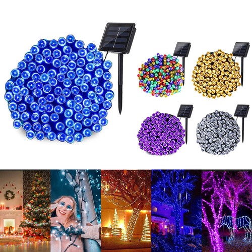 Christmas lights solar led - christmas,