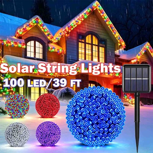 100 led solar string - led,